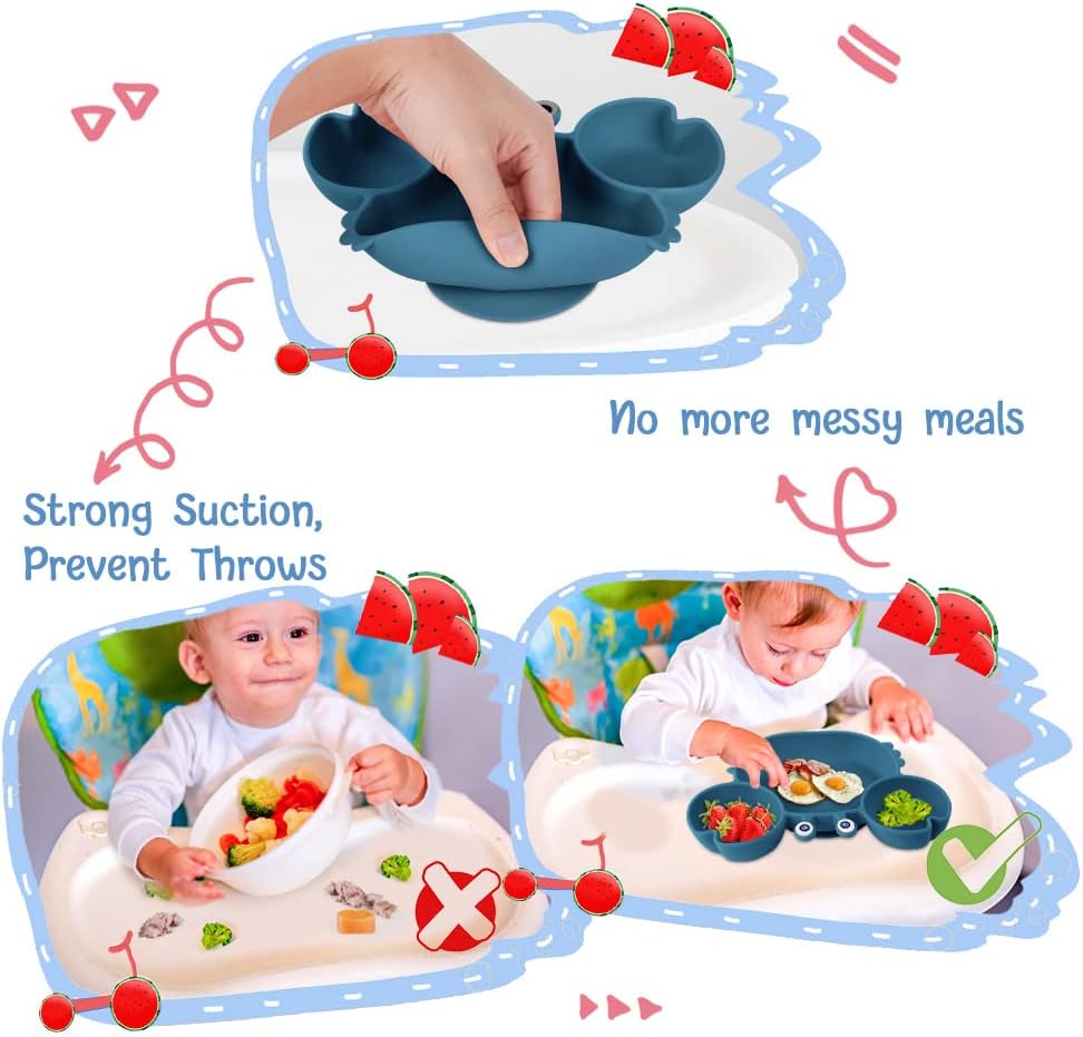 Detalle de Vicloon piatto bambini in silicone