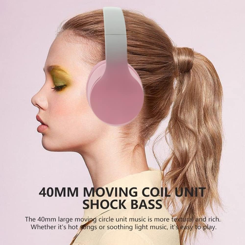 Thumbnail 3 de Usoun Cuffie Wireless Over-Ear per bambini con Bluetooth 5.1 e microfono, rosa