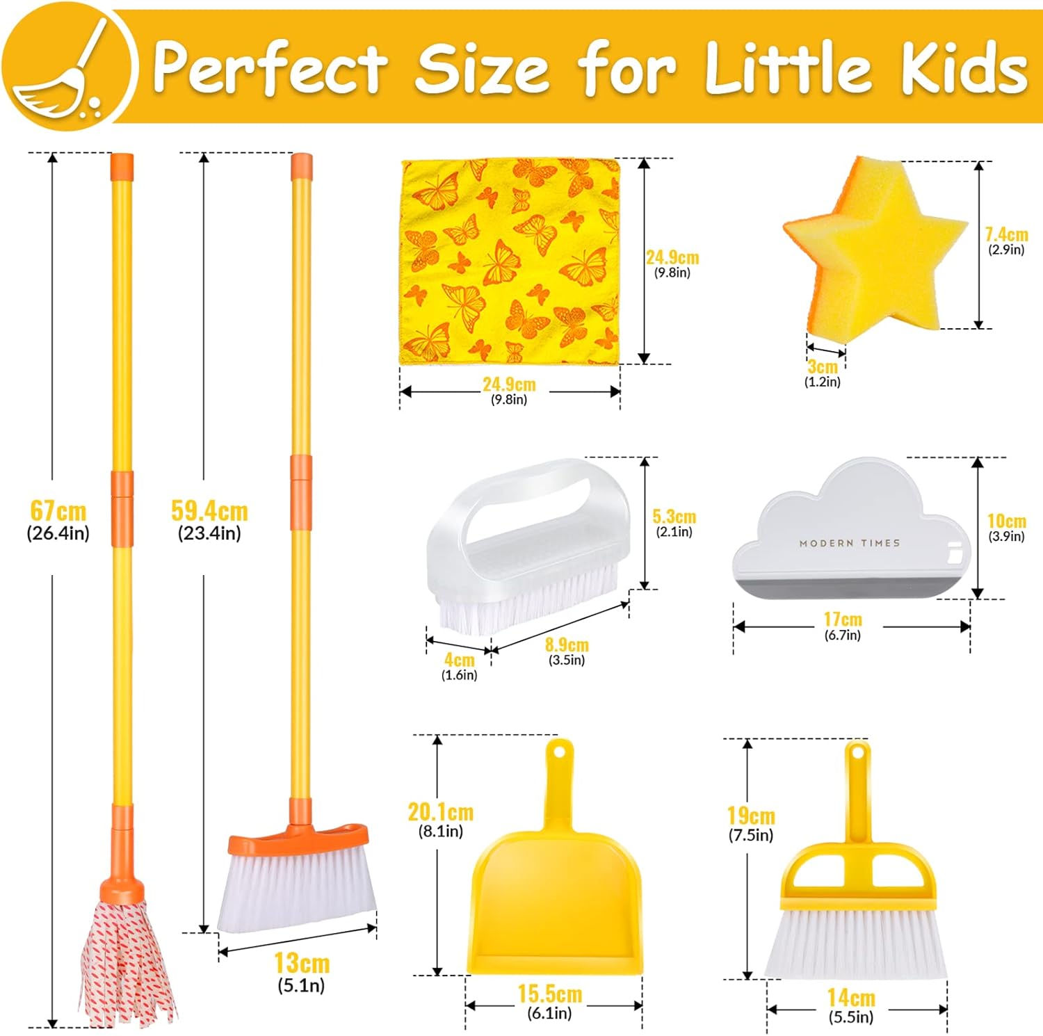 Detalle 2 de Masthome Kids Cleaning Set 8-piece đź§ą