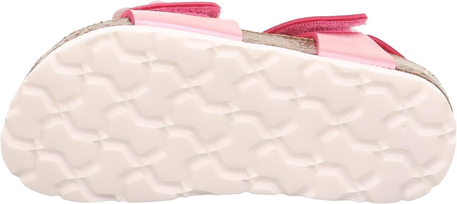 Thumbnail 3 de Superfit Mädchen Fussbettpantoffel Sandale mit Leder-Innensohle und 2 Klettverschlüssen