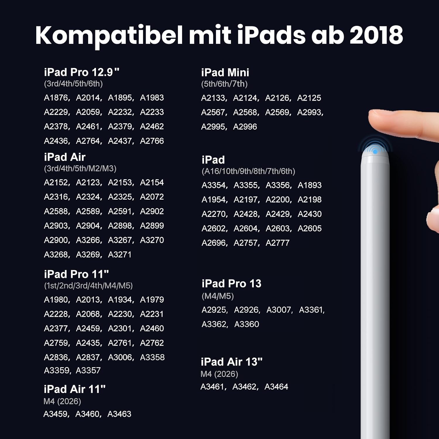 Thumbnail 3 de Kingone Stift für iPad 2X, mit Magnet,