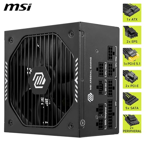 Thumbnail 4 de MSI MAG A650GLS Alimentatore 650W 80 PLUS Gold 🖥
