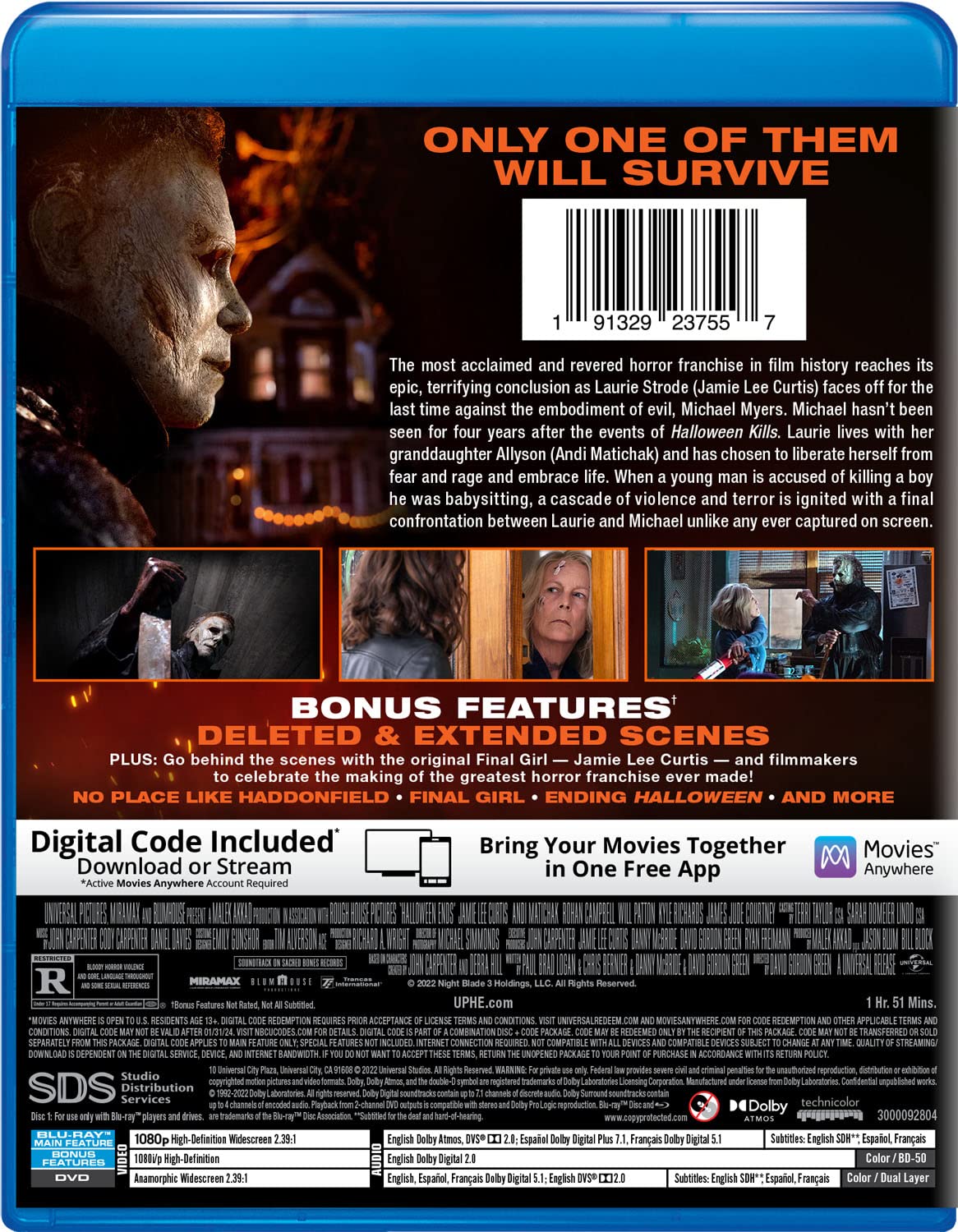 Thumbnail 2 de Halloween Ends (2022) Collector's Edition Blu-ray, DVD and Digital