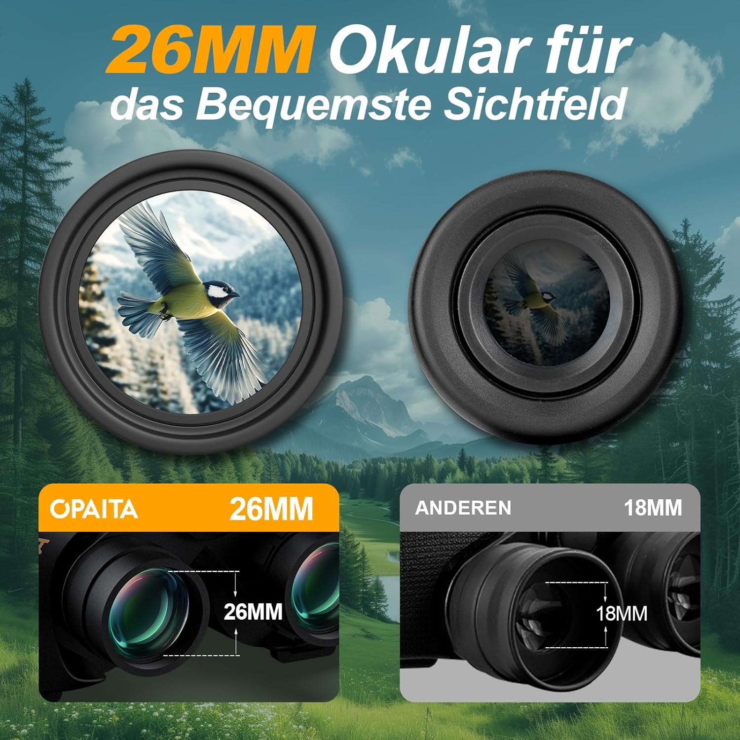 Thumbnail 2 de Opaita 20x52 Fernglas 20× Vergrößerung