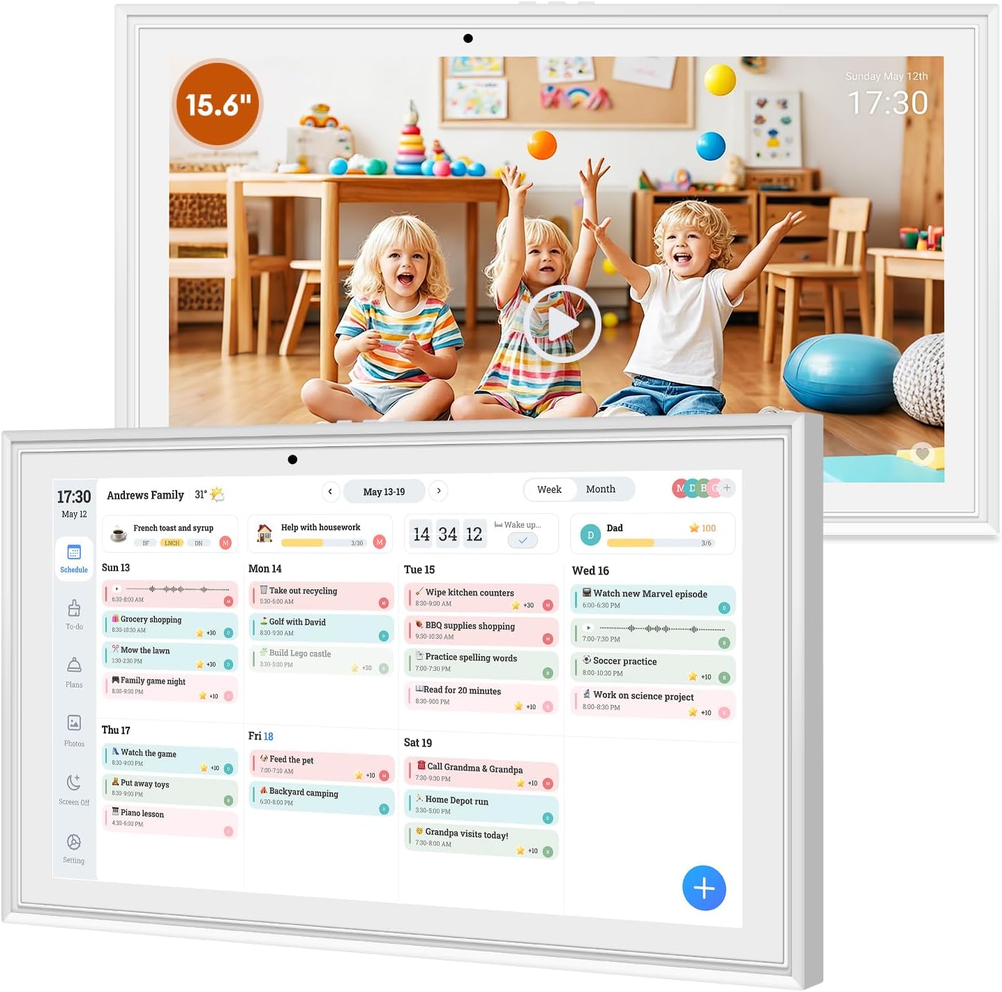Detalle de Hesmor 15.6" Digital Calendar 32GB