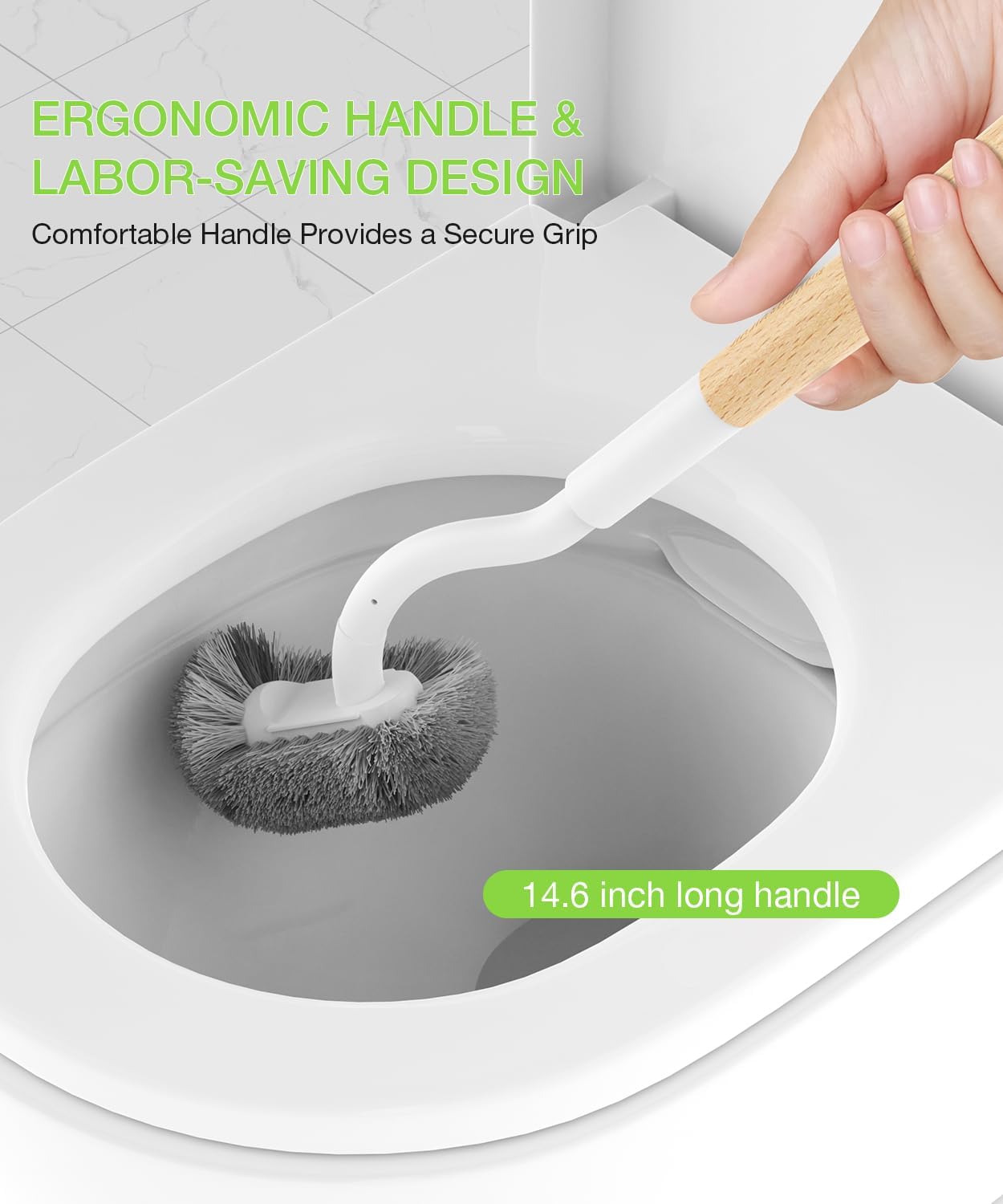 Detalle 1 de OSCIOSS Toilet Brush Set, ABS