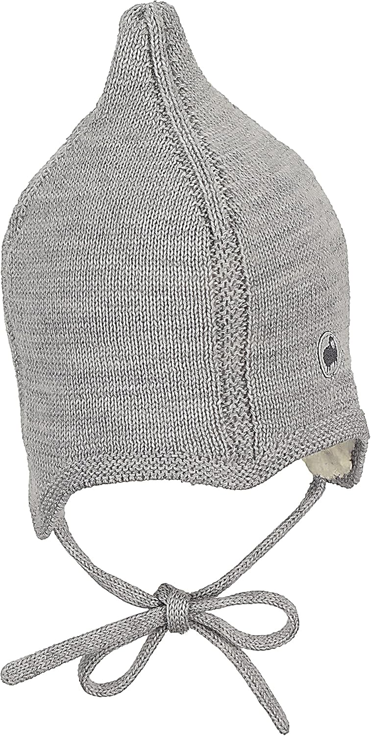 Thumbnail 2 de Sterntaler Baby-Mütze Zipfli aus Strick mit Merino-Wolle und Schleifen