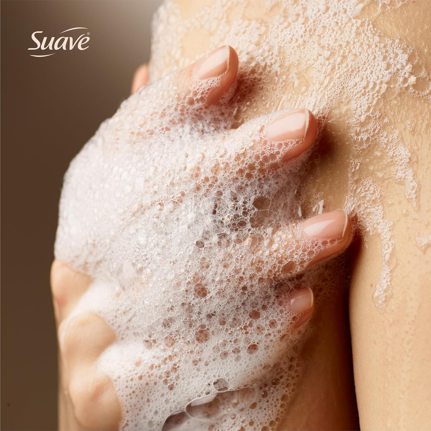 Detalle de Suave Moisturizing Body Wash, Cocoa Butter & Shea, Vitamin E, 18 oz, 6-Pack