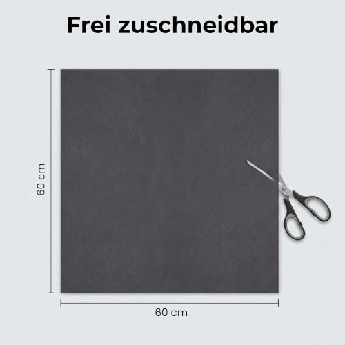 Detalle de KoolYouth Waschmaschinenauflage 60x60 cm – rutschfeste Staubschutzabdeckung für Waschmaschine und Trockner