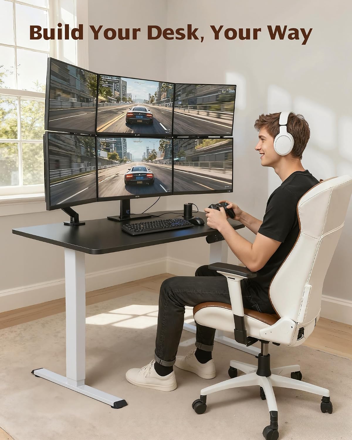Thumbnail 5 de TOPSKY DF02.01 Dual-Motor Standing Desk Frame, 225 lb Capacity