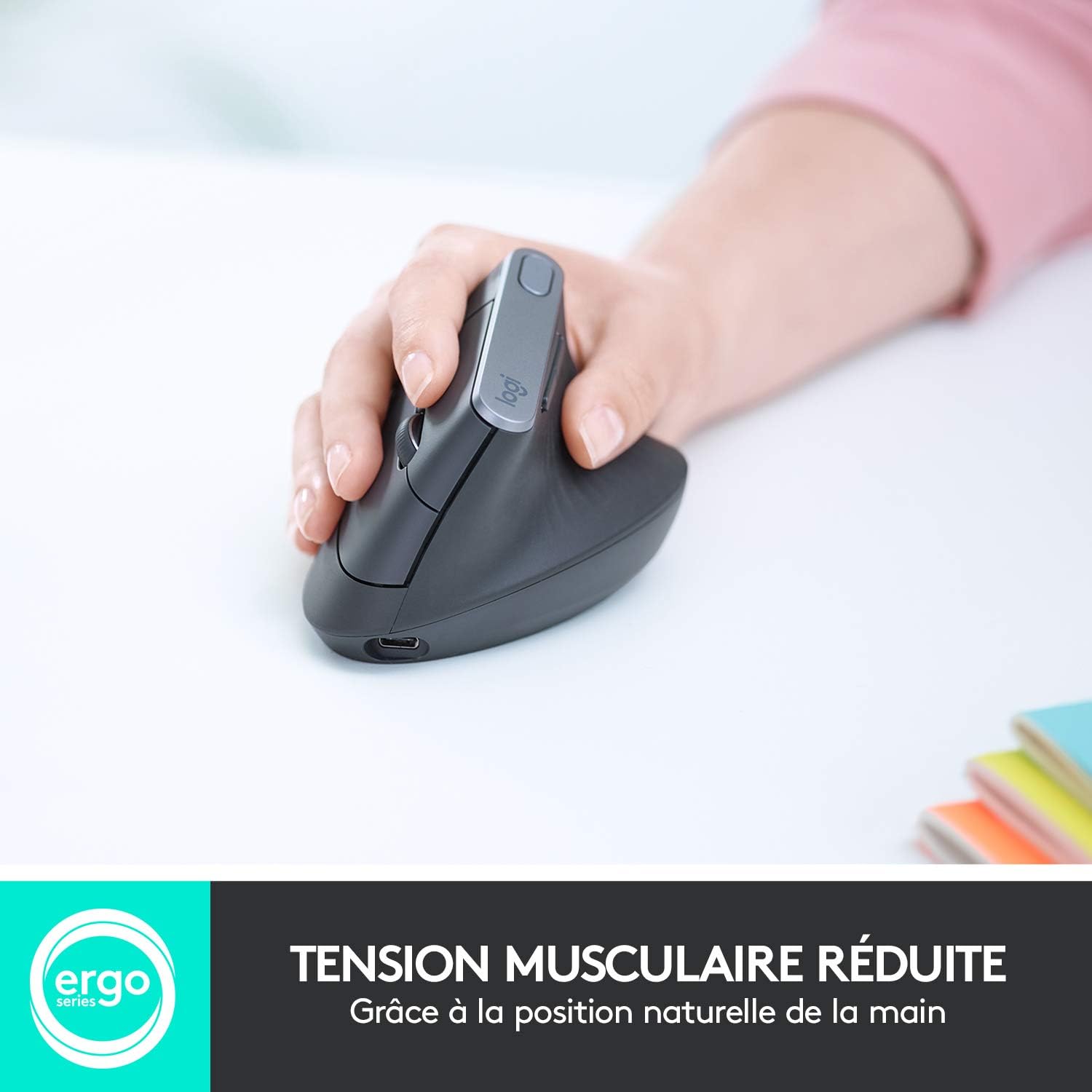 Thumbnail 1 de Logitech MX Vertical Souris Ergonomique Sans Fil – Multi-Dispositifs