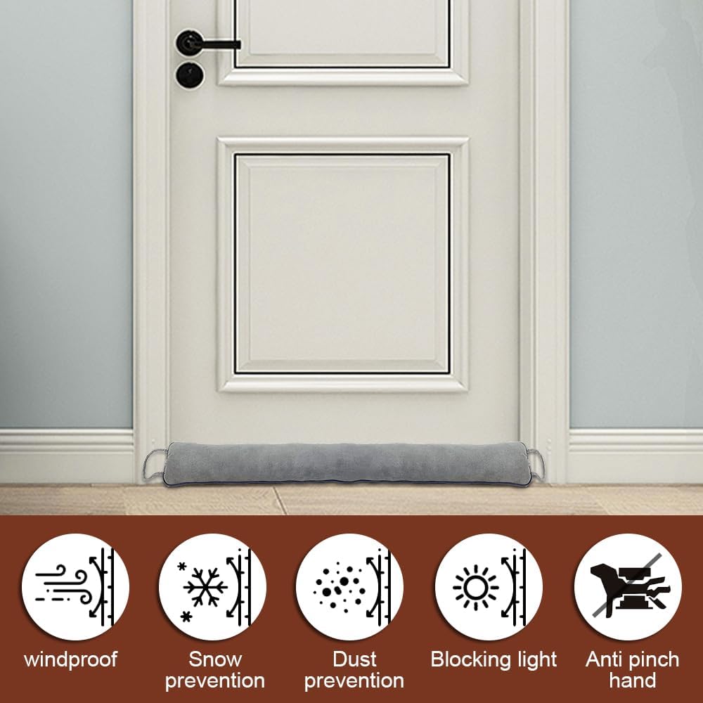 Detalle 2 de Draft Excluder For Doors Cushion 93cm 🪟