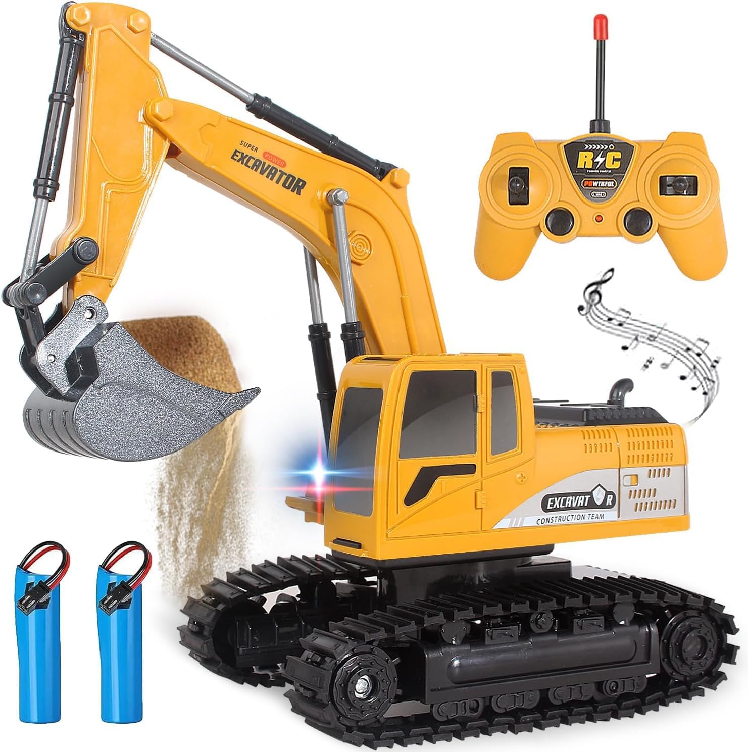 Jiakora RC Excavator Toy for 6+ years