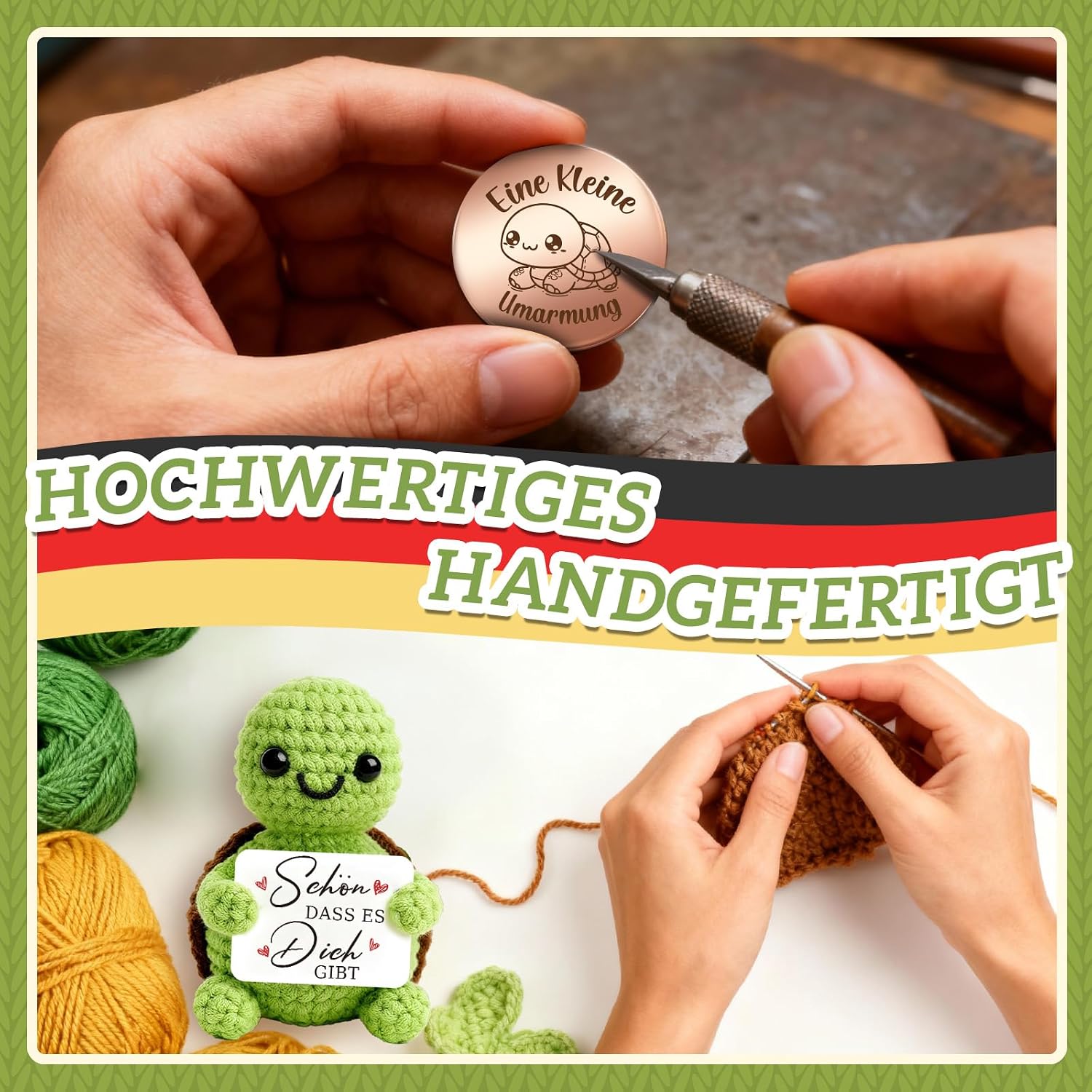 Thumbnail 6 de Pocket Hug Schildkröte 5,5 cm Geschenk