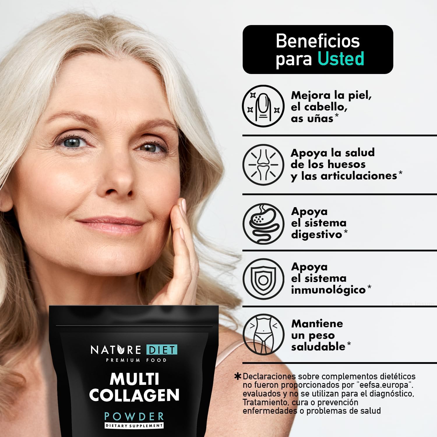 Thumbnail 4 de Nature Diet Multi Colágeno 400 g en polvo