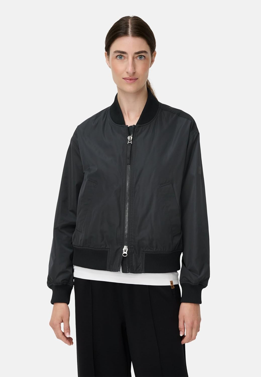 Detalle 2 de camel active Damen Bomberjacke mit 2-Wege-Reißverschluss