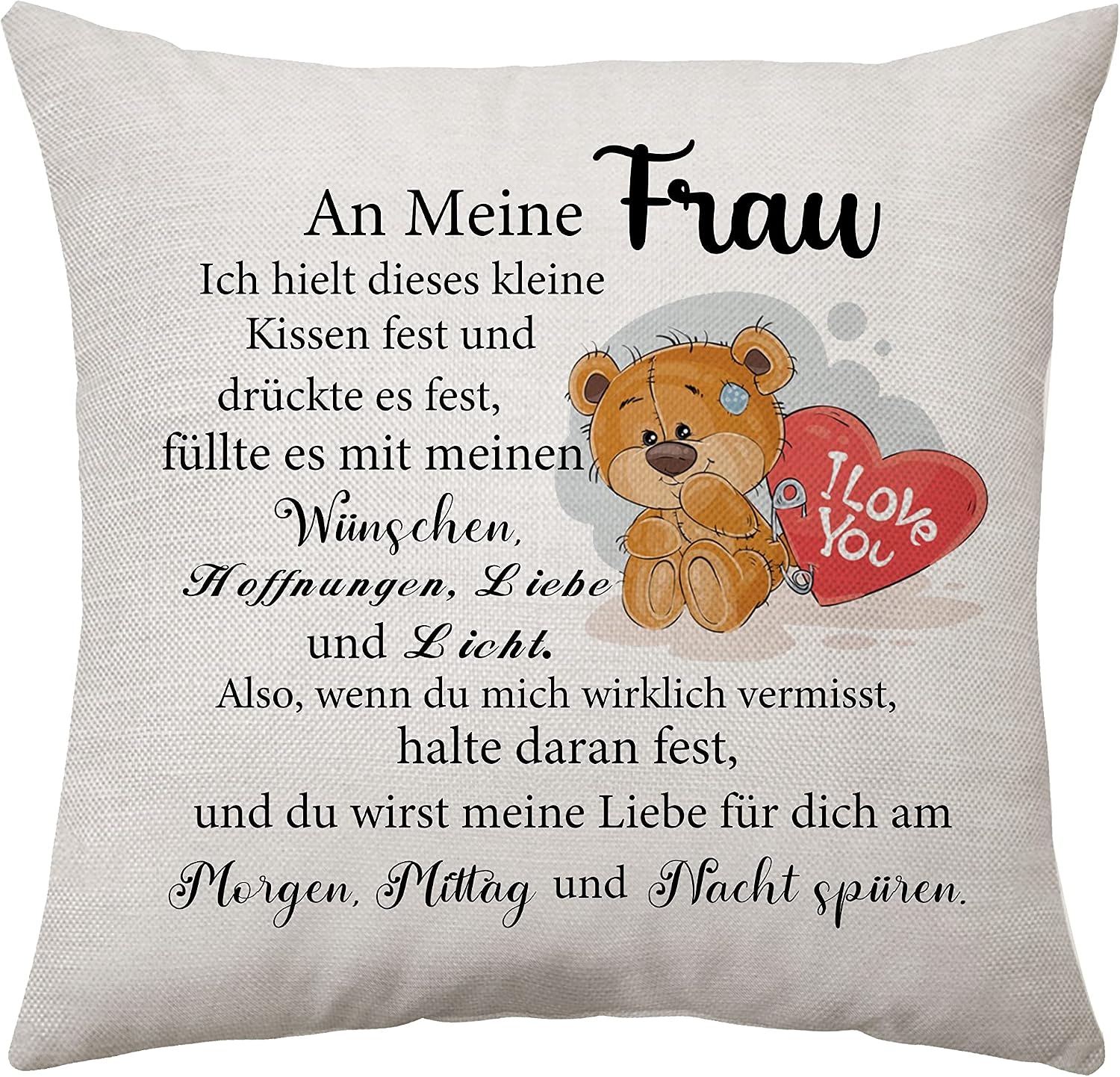 Thumbnail 4 de An Meine Tochter Kissenbezug 45 cm x 45 cm