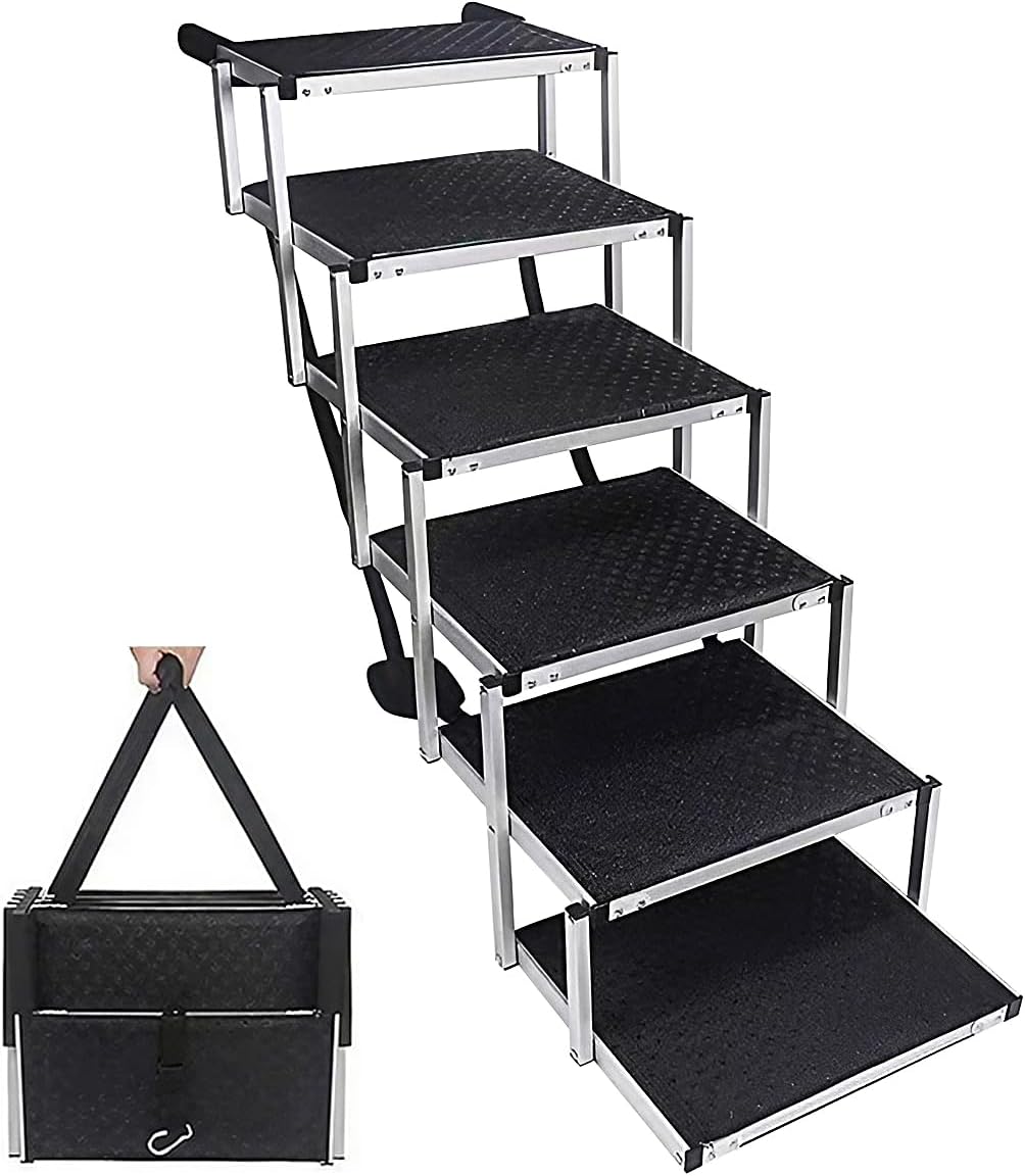 Thumbnail 6 de Bounabay Hundetreppe 4 Stufen, für Hunde bis 75 kg