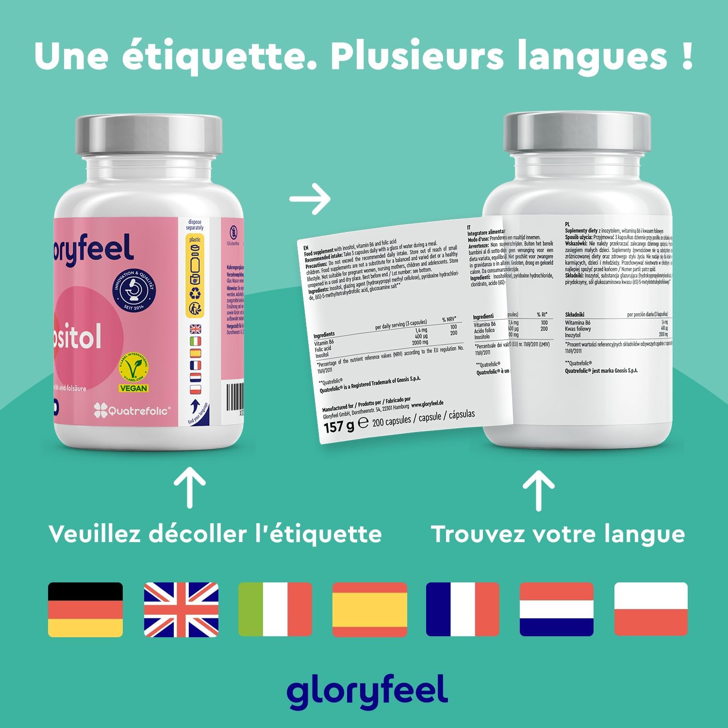 Thumbnail 5 de Inositol Quatrefolic 2000 mg ⚙