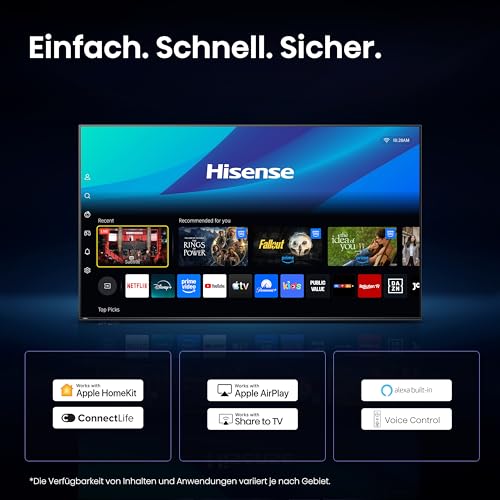 Thumbnail 8 de Hisense 50E7DS – 50 Zoll 4K QLED Smart TV mit Hi-View AI Engine