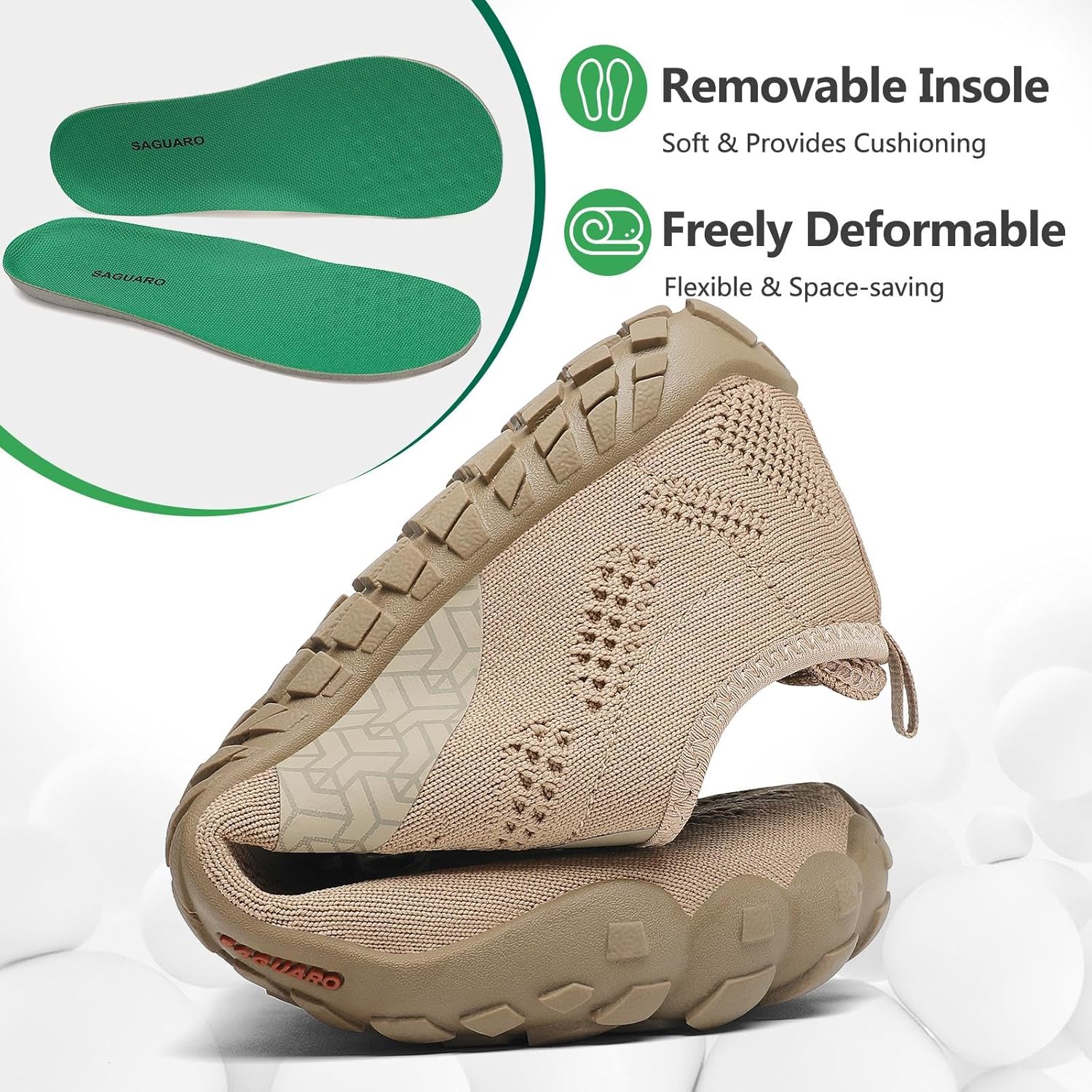 Thumbnail 4 de SAGUARO Unisex Barfußschuhe Outdoor – rutschfeste minimalistische Wasserschuhe für Alltag, Walking & Reisen (Gr. 36–48)