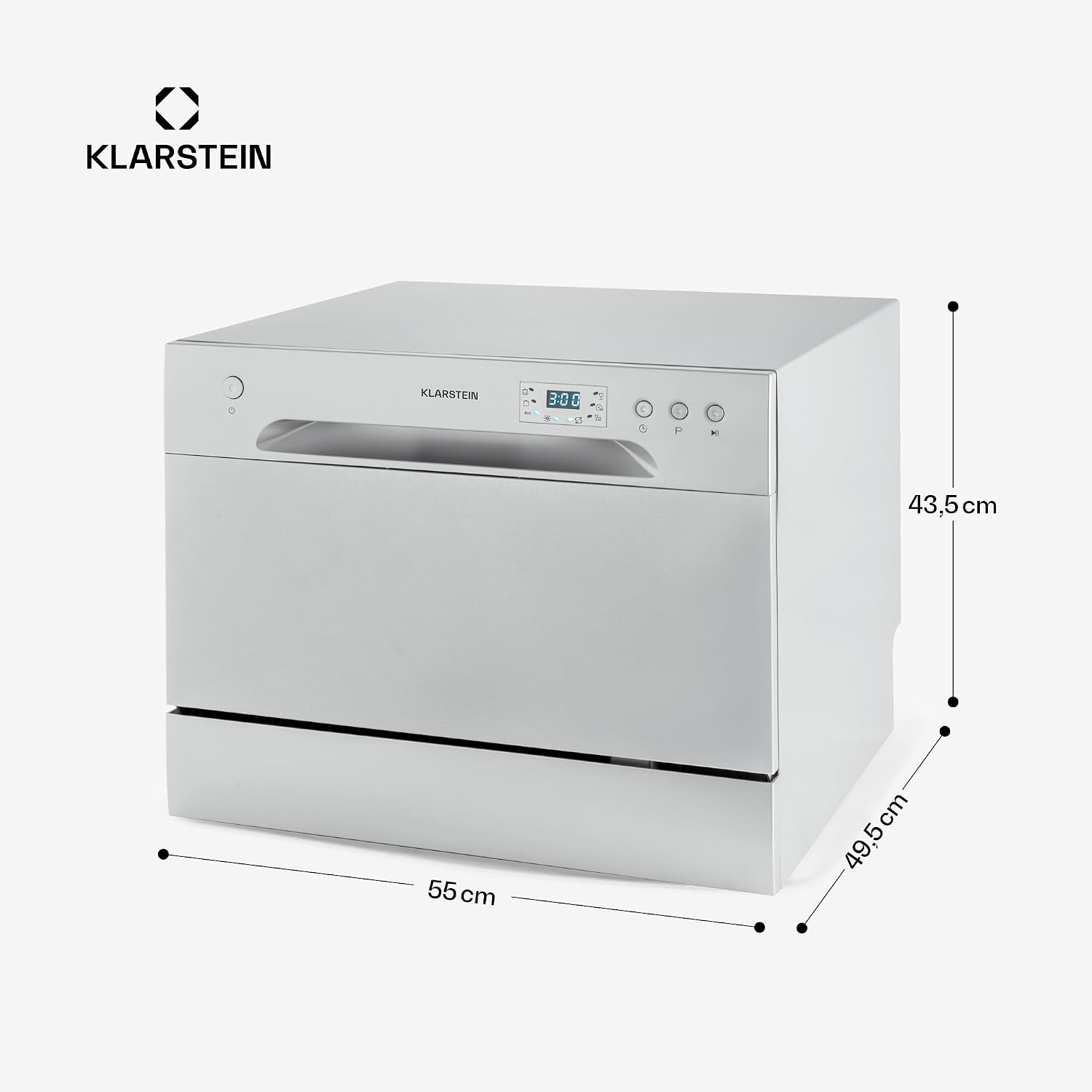 Thumbnail 6 de Klarstein DSM-Amazonia-6-Argen Table Top Dishwasher, 6 Place Settings