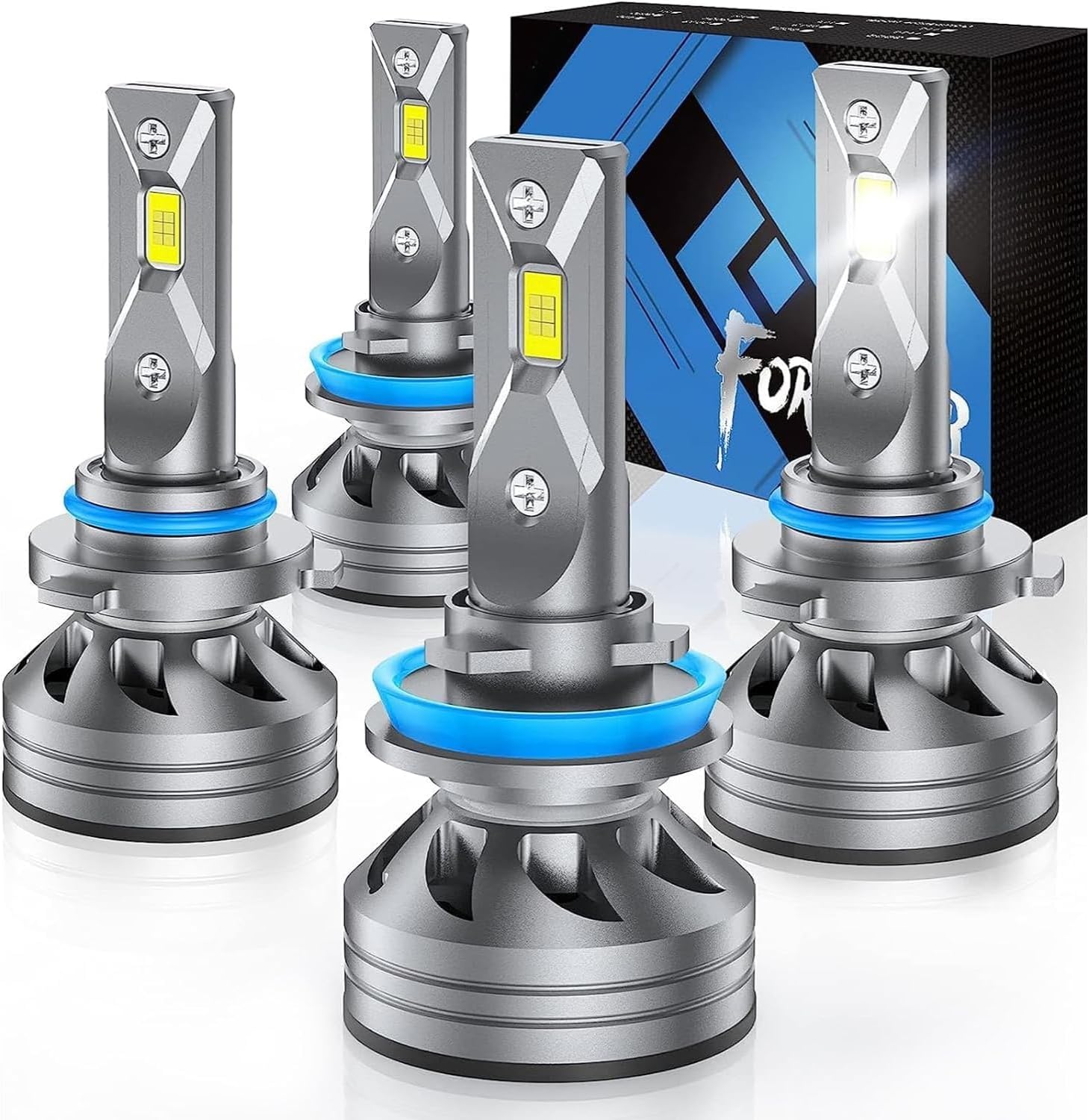 Detalle de FORENNER 9005/HB3 1000% Brighter Fog Light Bulbs