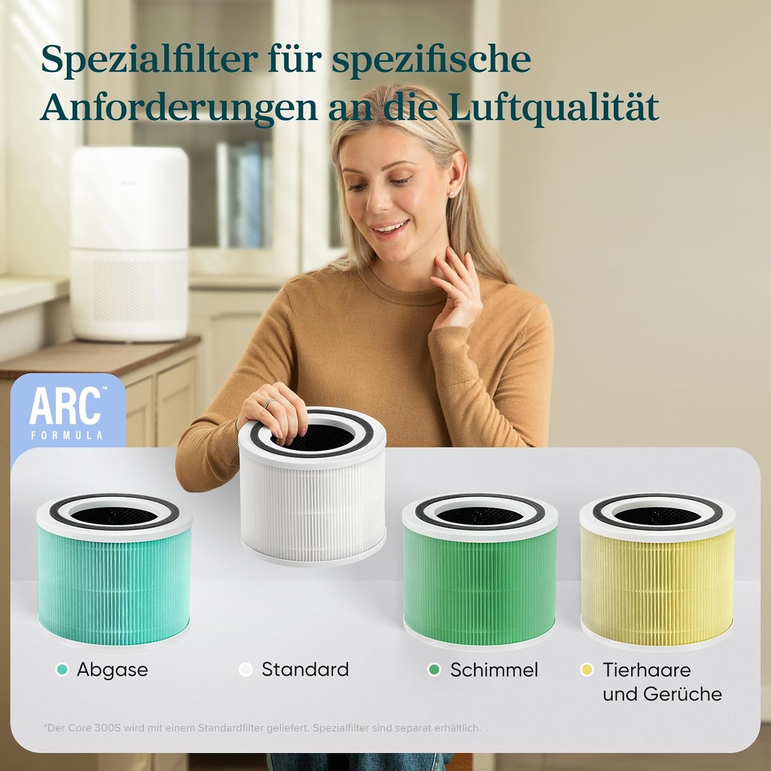 Detalle 2 de LEVOIT Core 300S Luftreiniger 240 m³/h 🌬