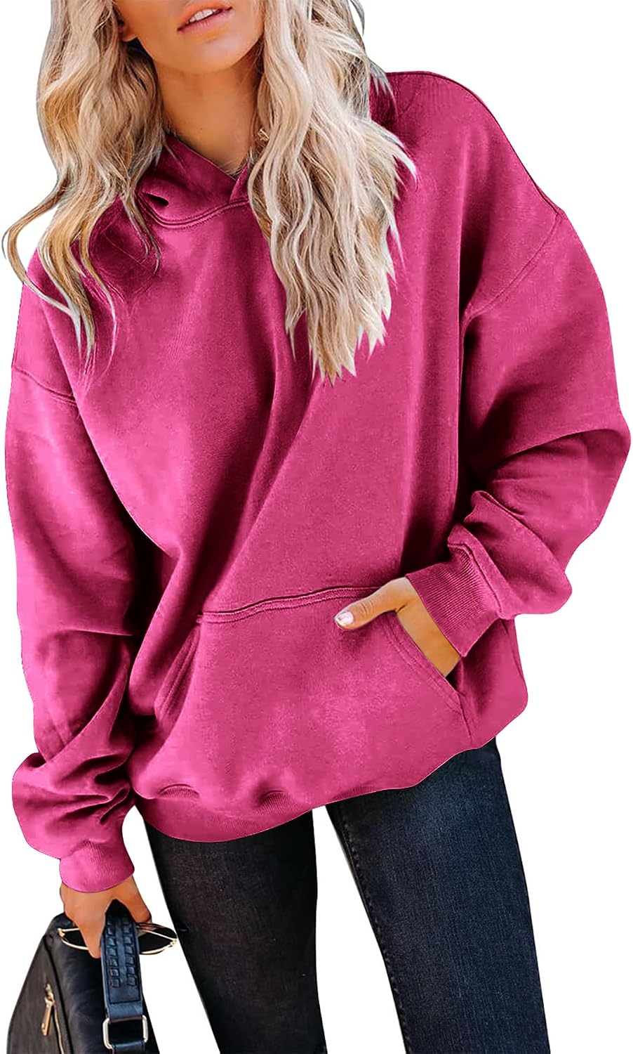 Thumbnail 3 de TICTICMIMI Women's Cute Fleece Hoodie with Pocket