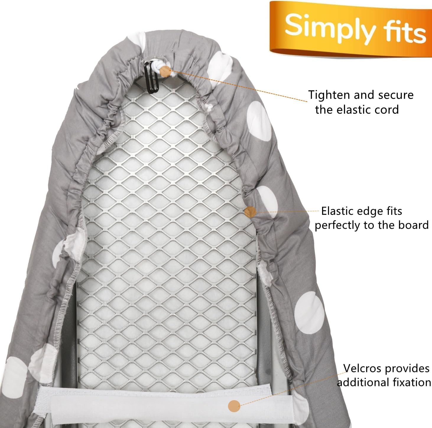Thumbnail 2 de SHERWOOD Ironing Board Cover 124 x 38 cm