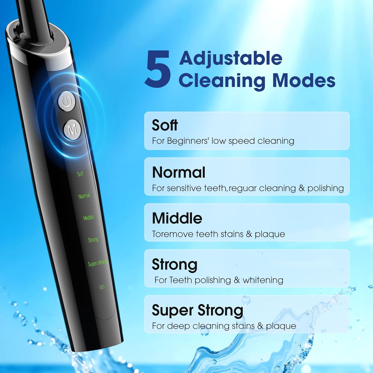Thumbnail 1 de InFanso Tooth Polisher Plaque Remover for Teeth: A Practical Whitening Kit with 5 Modes