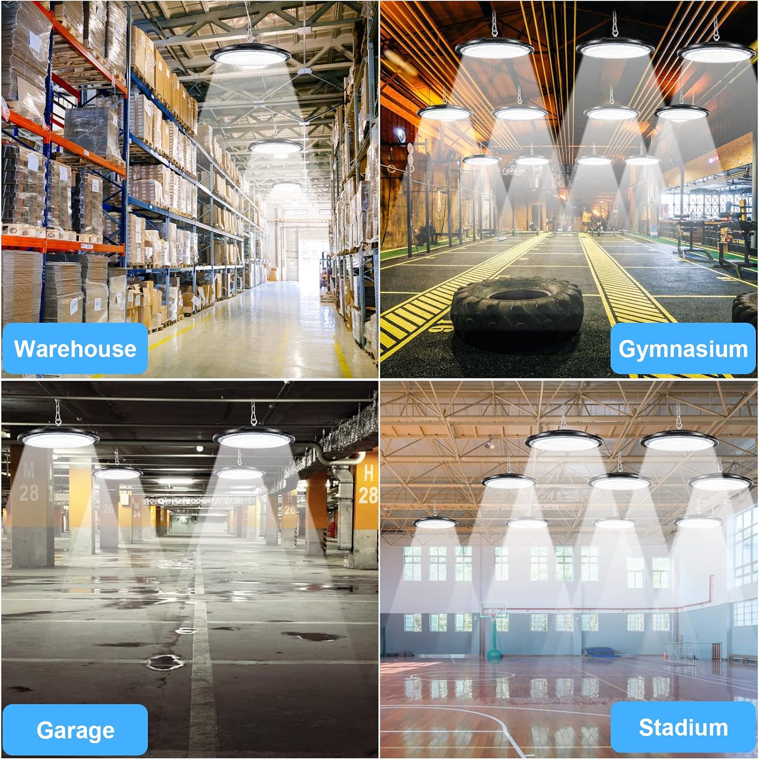 Thumbnail 6 de ZXICH ea9cc446-c179-436d-b248-ddaf8539aab9 UFO-led-highbaylamp, 100 W, 15.000 lm, IP65