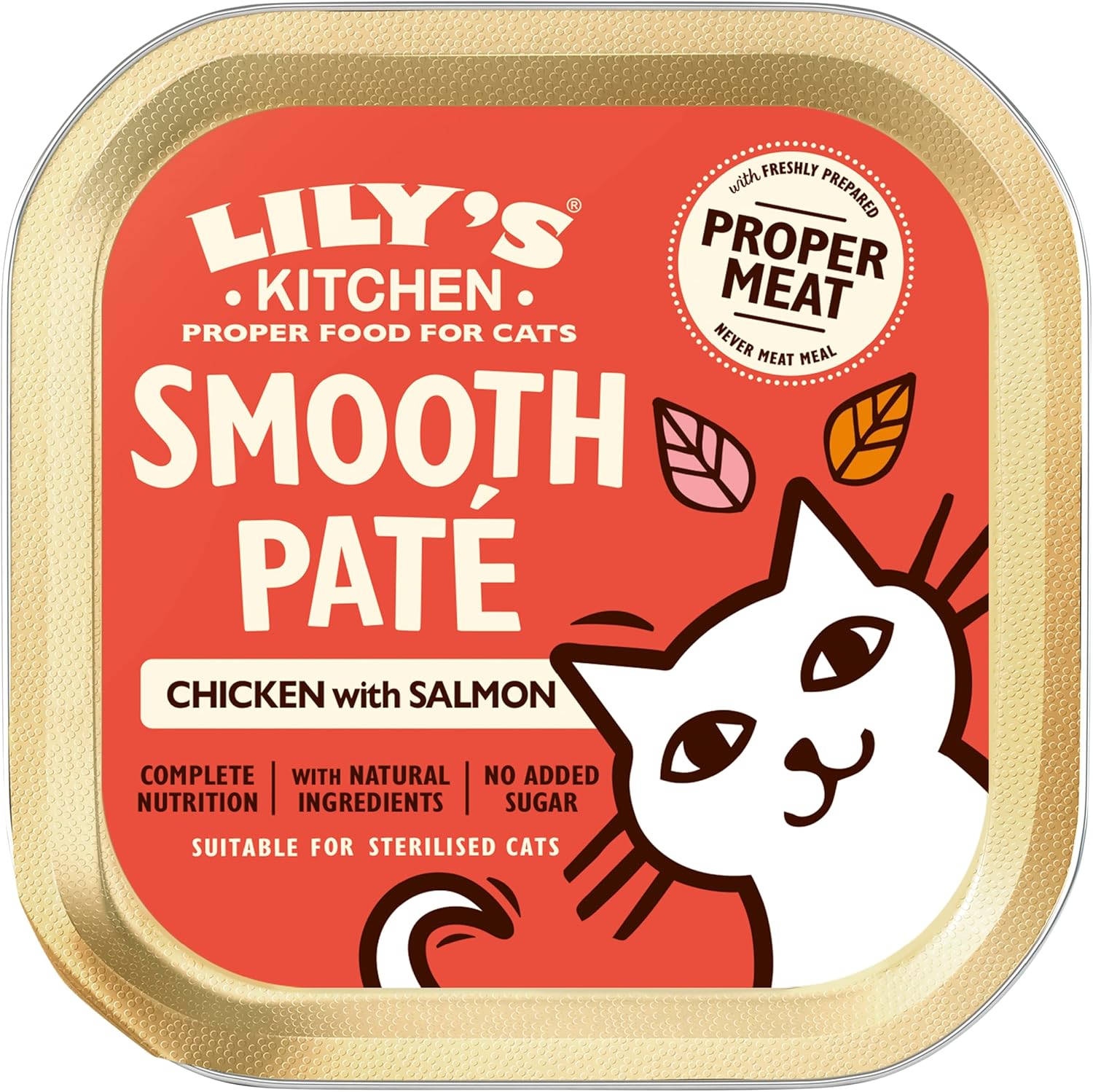 Thumbnail 6 de Lily’s Kitchen Feine Pastete Hühnchen mit Lachs für ausgewachsene Katzen – 19 x 85 g Schalen
