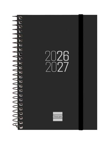 Detalle de Finocam Espir Agenda Curso 2026/2027 Semanal – Negro