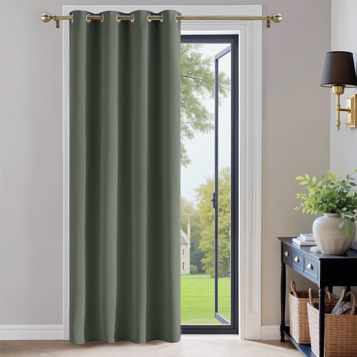 Detalle de Pony Dance thermal blackout door curtain