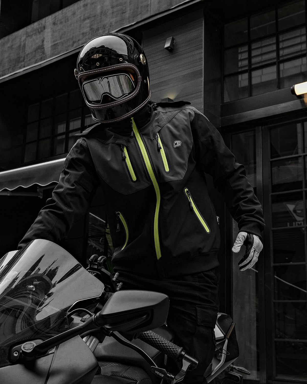 Thumbnail 2 de BORLENI Motorradjacke Herren CE Protektoren