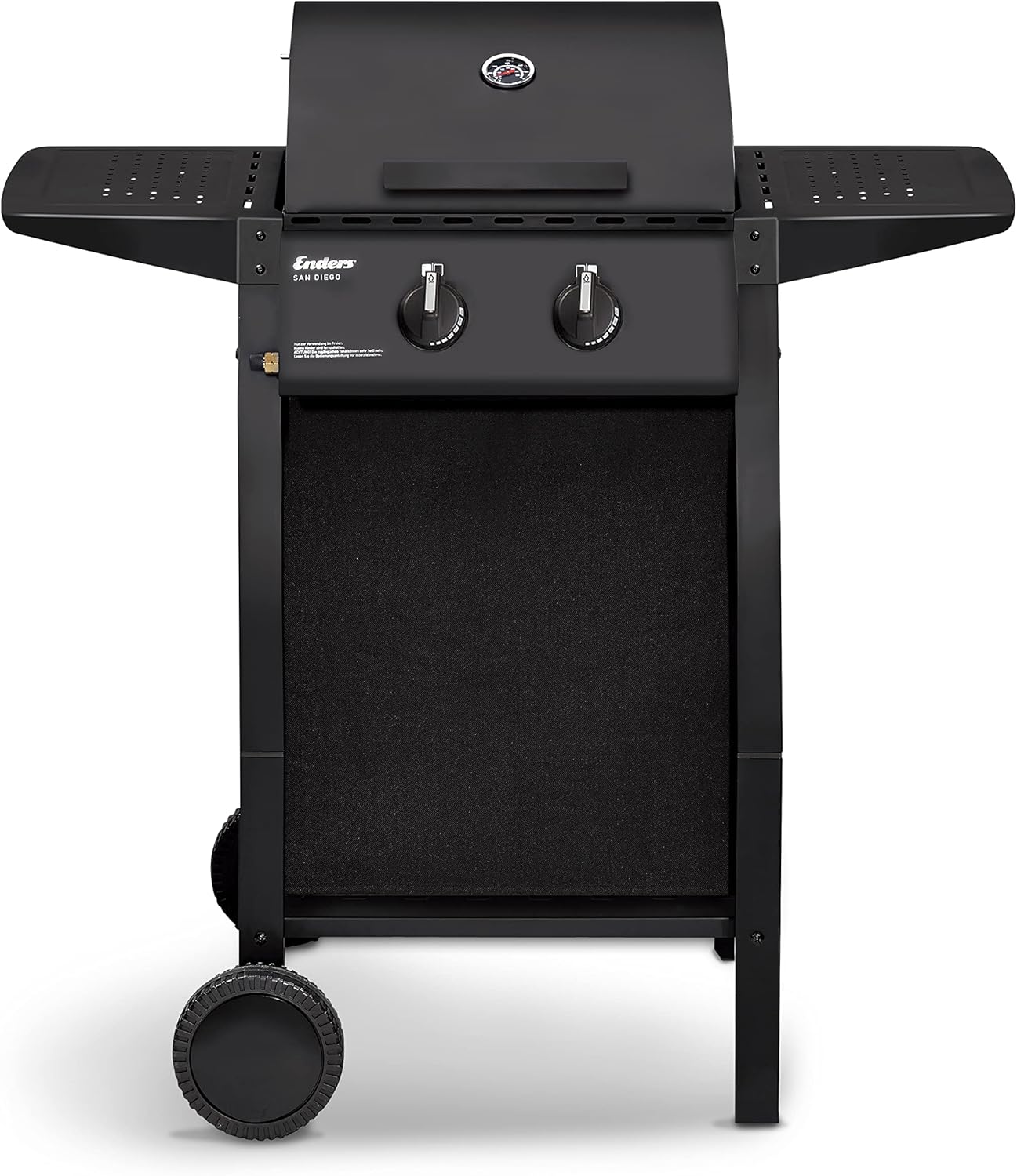 Thumbnail 6 de Enders Gasgrill SAN DIEGO NEXT 3 – Edelstahl, 3 Brenner, Thermometer, kompakt für Balkon & Camping
