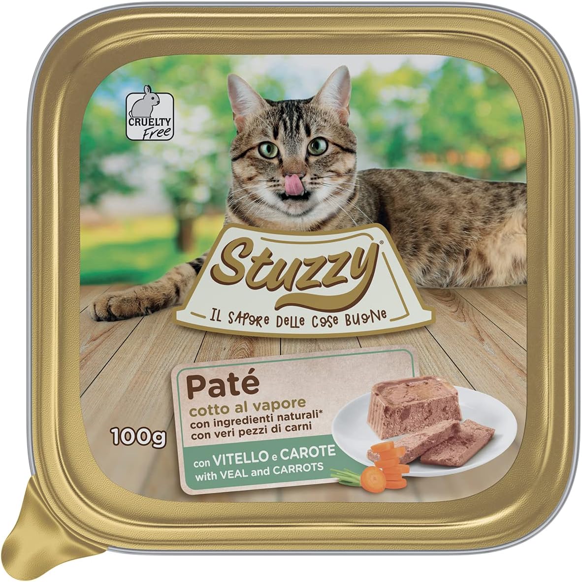 Thumbnail 6 de Stuzzy Cibo Umido per Gatti Adulti al Prosciutto – 32 Vaschette da 100 g (Totale 3,2 kg)