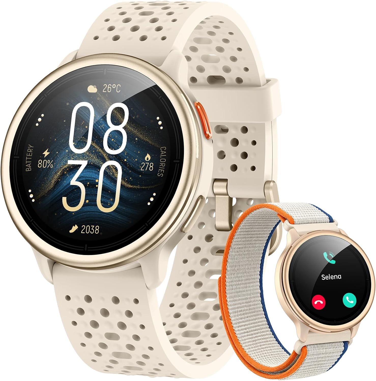 Detalle de Tensky Women's Smart Watch: 1.27" Round Fitness Tracker with 120+ Modes
