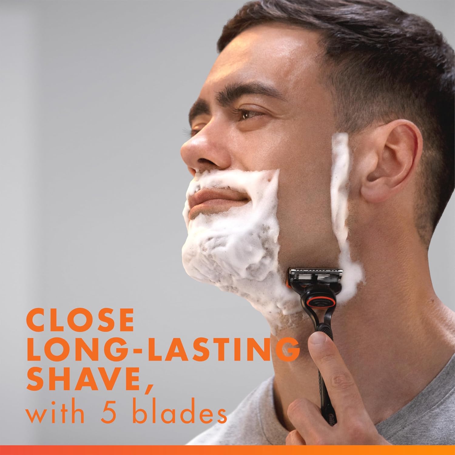 Detalle de Gillette Fusion5 Men’s Razor with 8 blades (antifriction blades for up to 20 shaves per refill)