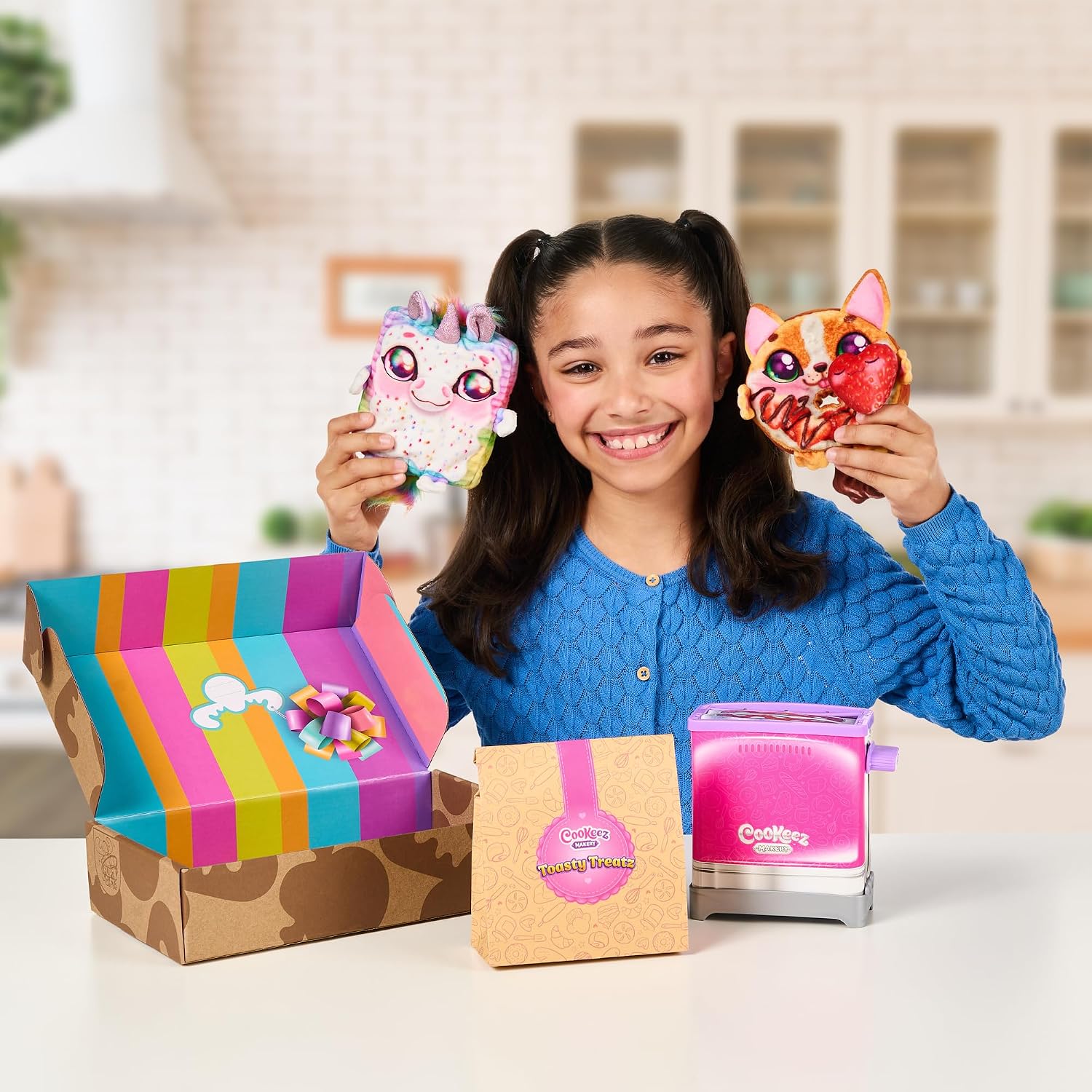 Detalle de COOKEEZ MAKERY Toast-Leckereien Toaster-Doppelpack – Duftende Überraschungsplüschtiere