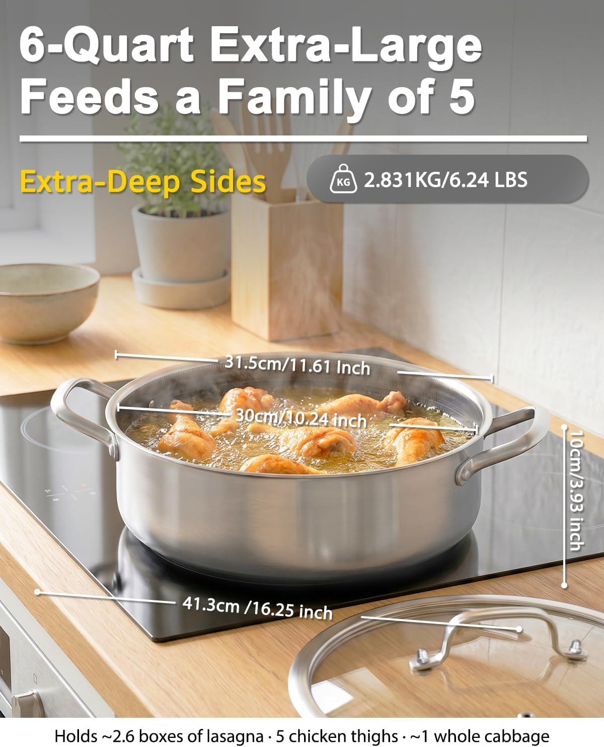 Thumbnail 5 de LOLYKITCH Cookware Set, 6 QT