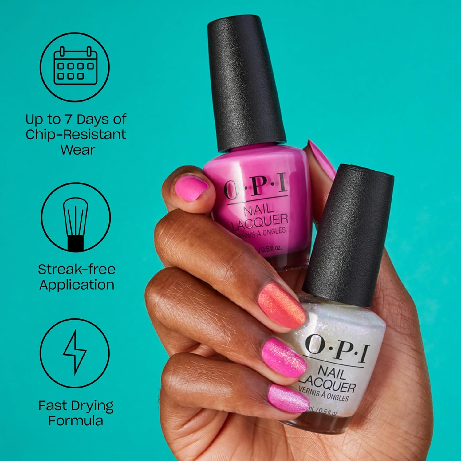 Thumbnail 2 de OPI Nail Lacquer smalto rosso OPI 15 ml (tenuta fino a 7 giorni)