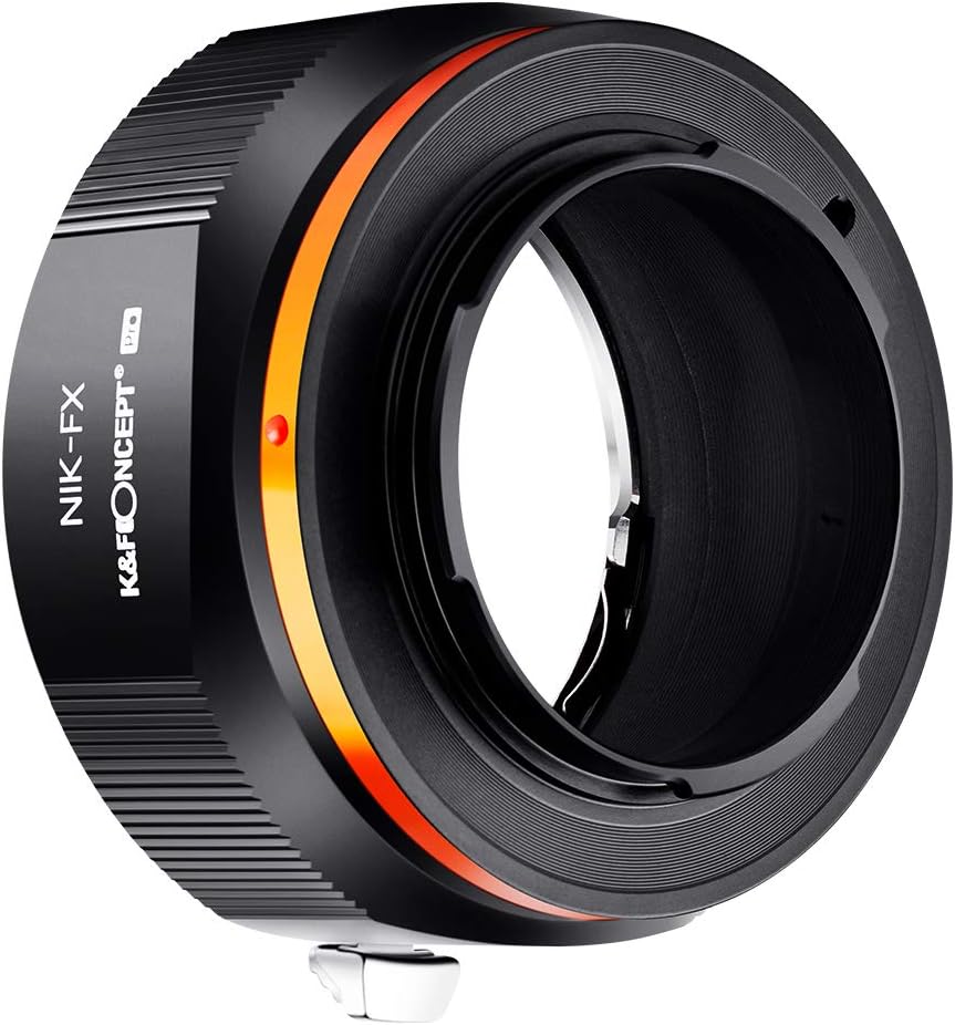 Thumbnail 1 de K&F CONCEPT Nik-FX Hochpräziser Adapterring – Nikon AI/F-Objektiv an Fuji X Series spiegellose Kameras