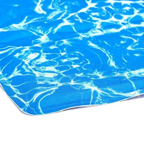 Detalle de Nobleza Alfombra Refrescante para Perros y Gatos con Gel Auto-Refrigerante 50x40 cm (Azul)