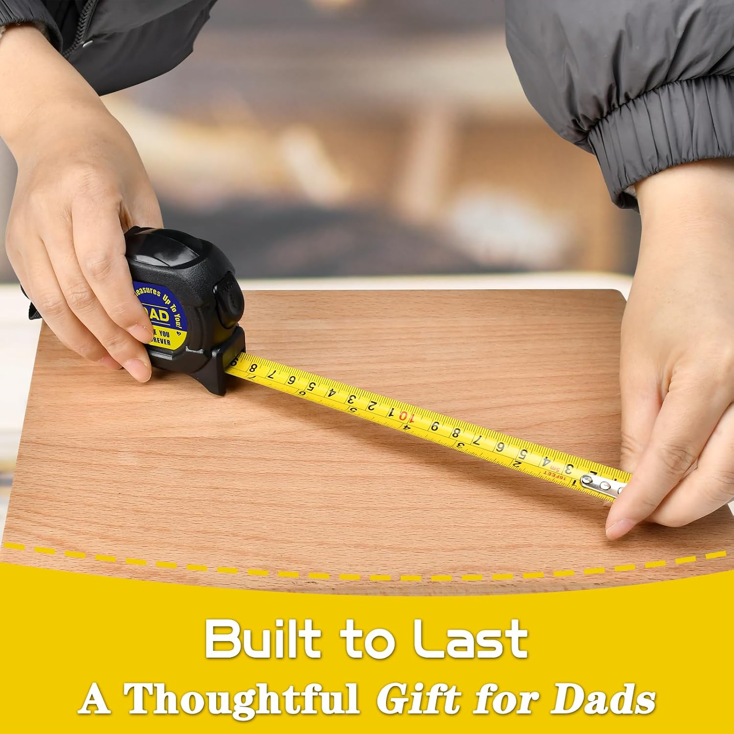 Detalle 2 de Fathers Day Dad Gifts: 5M/16FT Tape Measure in Compact Shell