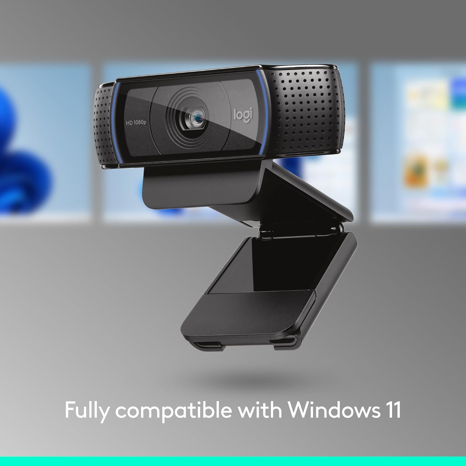Detalle de Logitech C920x HD Pro PC Webcam – Full 1080p/30fps, Dual Mics, Black