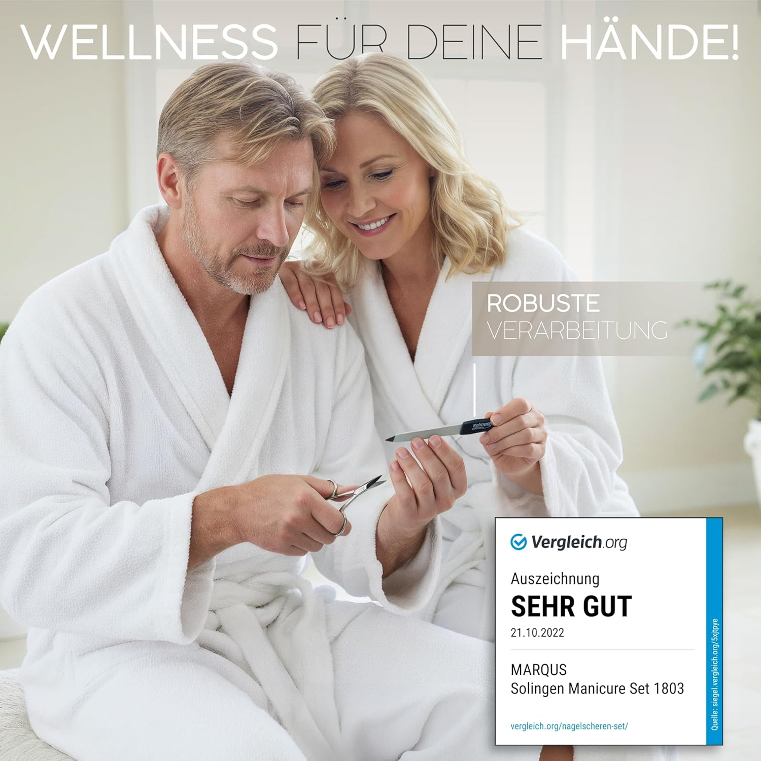 Thumbnail 4 de marQus Maniküre-Set Solingen (7-teilig) mit Echteleder-Etui – für Damen & Herren