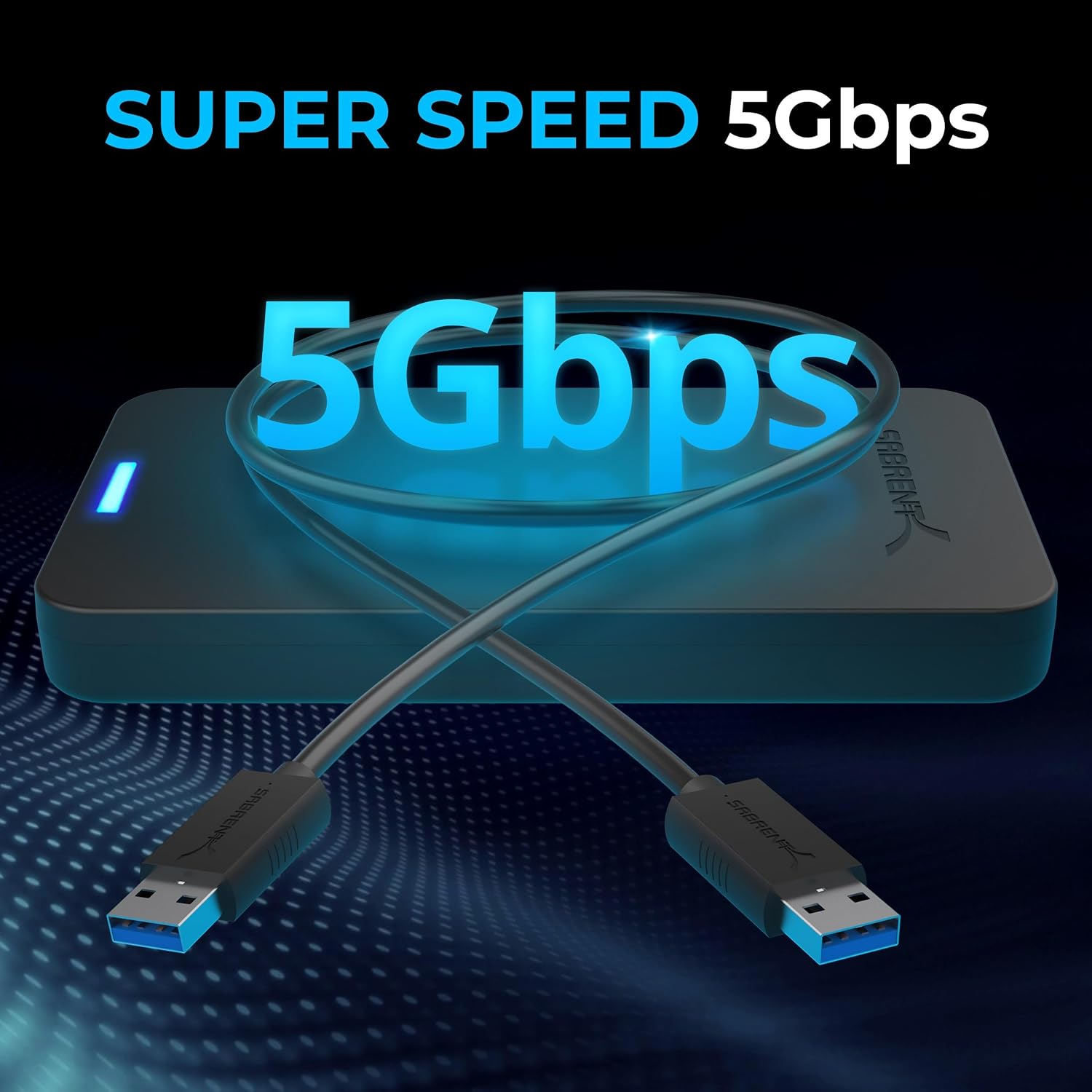 Detalle de SABRENT EC-UASP SATA to USB enclosure