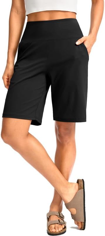 Thumbnail 1 de G Gradual Women's Bermuda Shorts, 9-Inch Inseam, High Waist, 3 Pockets